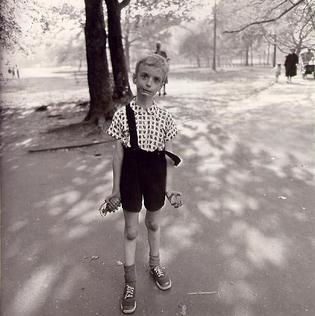 Child with Toy Hand Grenade in Central Park