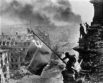 Raising a Flag over the Reichstag